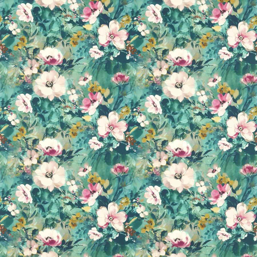 Purchase F1579/01 Rugosa, Floral Flourish By Studio G For C&C - Clarke And Clarke Fabric - F1579/01.Cac.0