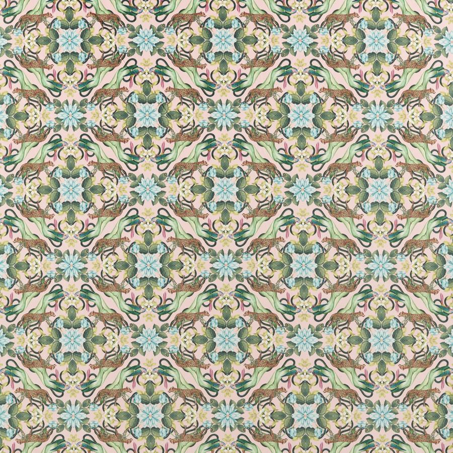 Order F1587/01 Menagerie Blush Velvet Animal/Insects by Clarke And Clarke Fabric