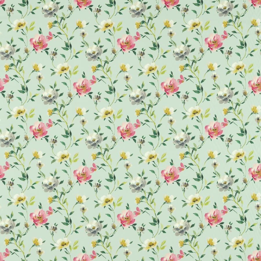 Sample - F1593/03 | Serena, Floral Flourish By Studio G For C&C - Clarke And Clarke Fabric - F1593/03.Cac.0