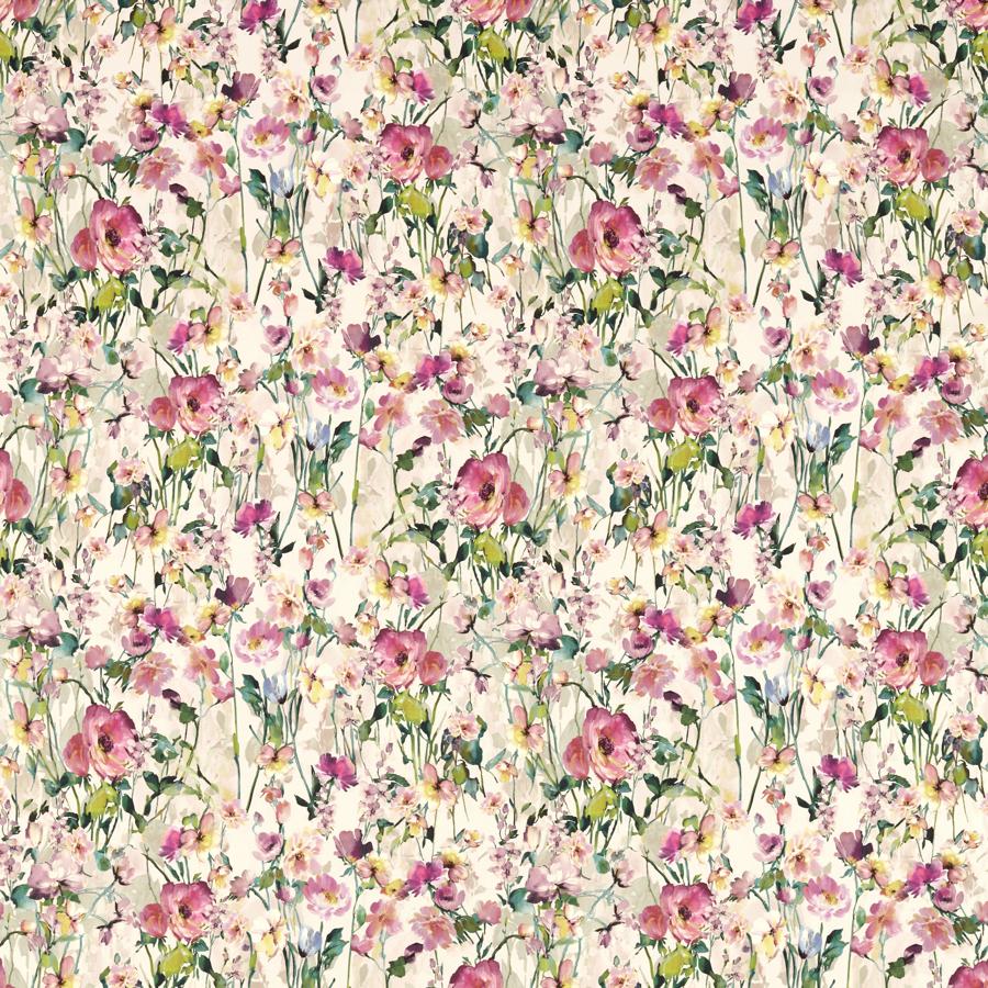 Purchase F1596/01 Wild Meadow, Floral Flourish By Studio G For C&C - Clarke And Clarke Fabric - F1596/01.Cac.0