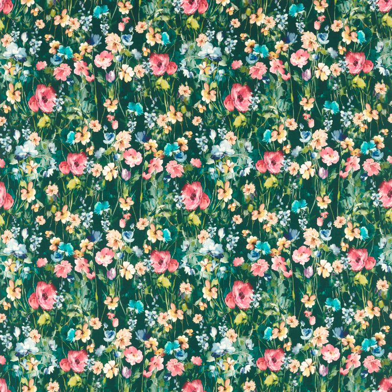 Purchase F1596/03 Wild Meadow, Floral Flourish By Studio G For C&C - Clarke And Clarke Fabric - F1596/03.Cac.0