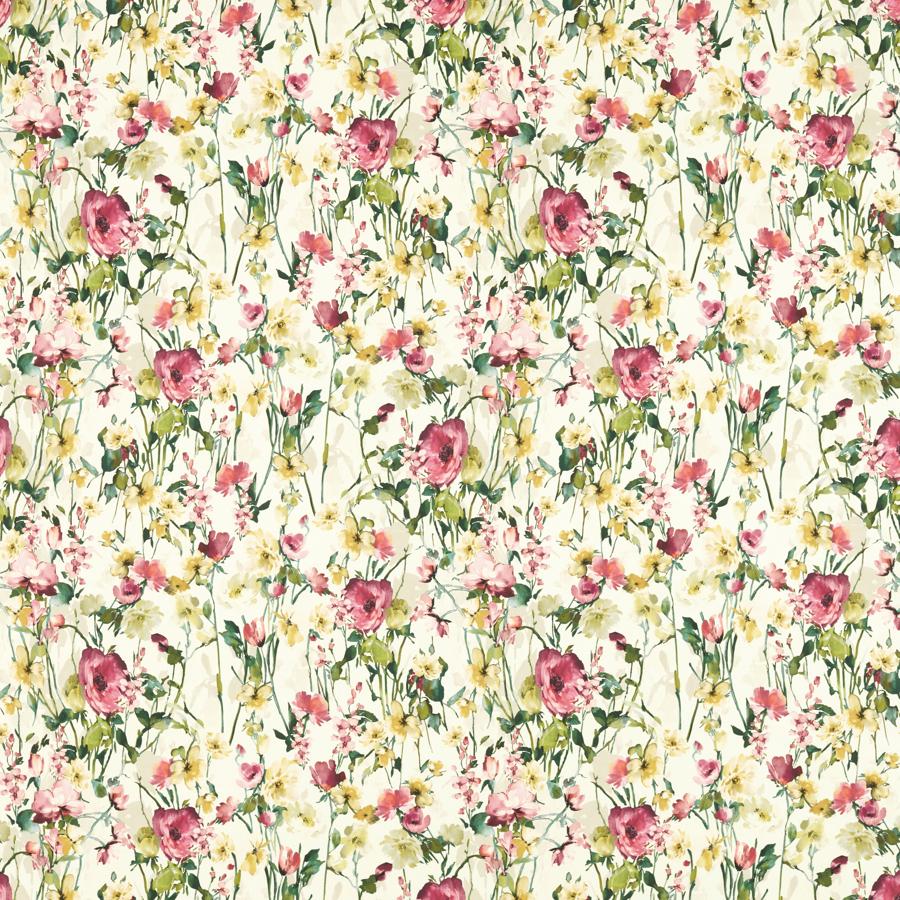 Purchase F1596/04 Wild Meadow, Floral Flourish By Studio G For C&C - Clarke And Clarke Fabric - F1596/04.Cac.0