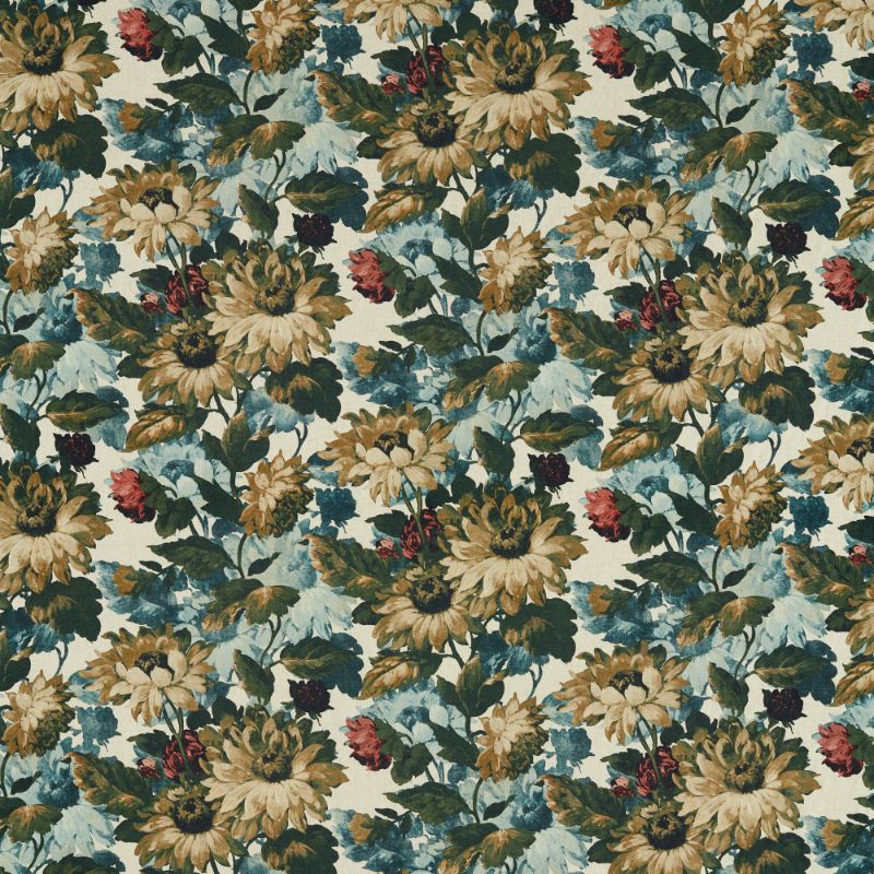 Sample - F1660/01.Cac.0 | Sunforest, Clarke & Clarke Marianne - Clarke And Clarke Fabric