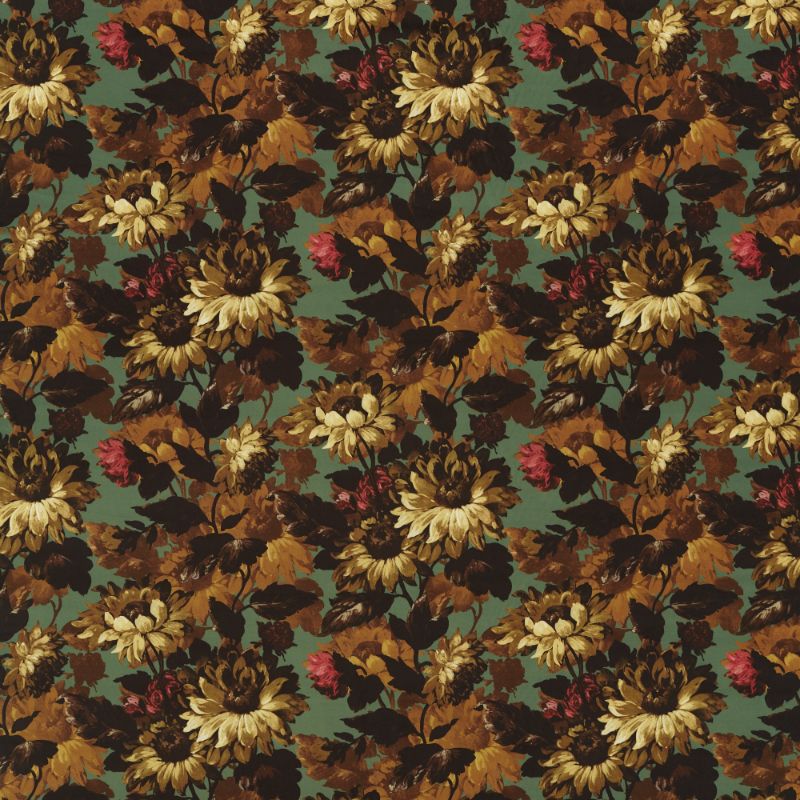 Sample - F1661/02.Cac.0 | Sunforest, Clarke & Clarke Marianne - Clarke And Clarke Fabric