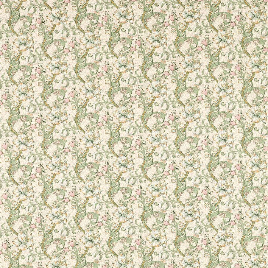 Sample - F1677/03 | Golden Lily, Clarke & Clarke William Morris Designs - Clarke And Clarke Fabric - F1677/03.Cac.0