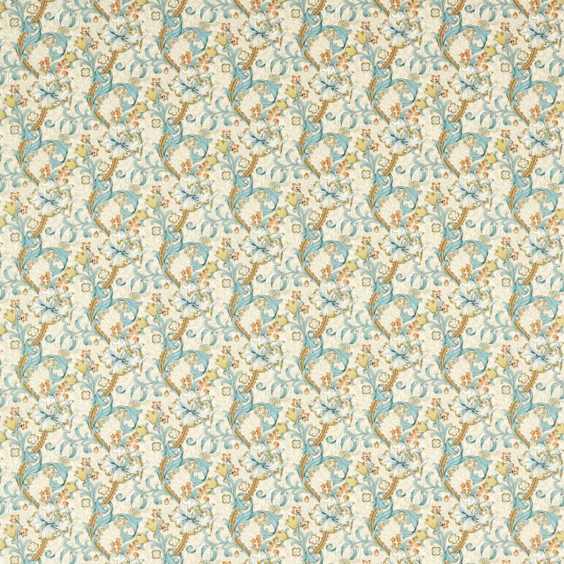 Sample - F1677/04.Cac.0 | Golden Lily, Clarke & Clarke William Morris Designs - Clarke And Clarke Fabric