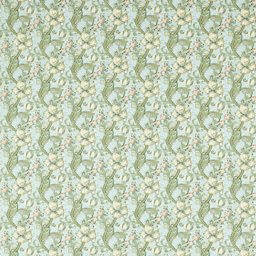 Sample - F1677/05 | Golden Lily, Clarke & Clarke William Morris Designs - Clarke And Clarke Fabric - F1677/05.Cac.0