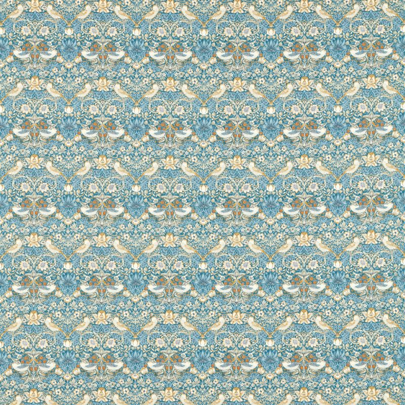 Purchase F1678/06 Strawberry Thief, Clarke & Clarke William Morris Designs - Clarke And Clarke Fabric - F1678/06.Cac.0