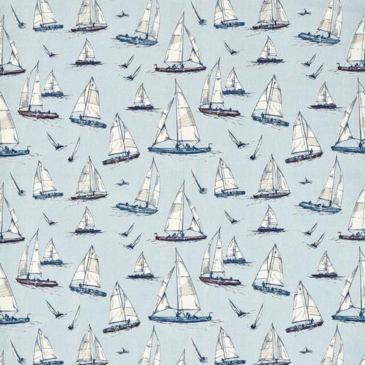 Purchase F1728/01.Cac.0 Sailing, Clarke & Clarke Marina - Clarke And Clarke Fabric