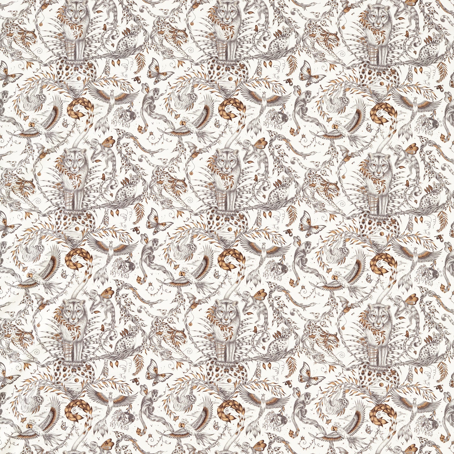 Purchase F1748/01.Cac.0 Bosque Dreams, Mythica By Emma J Shipley For C&C - Clarke And Clarke Fabric