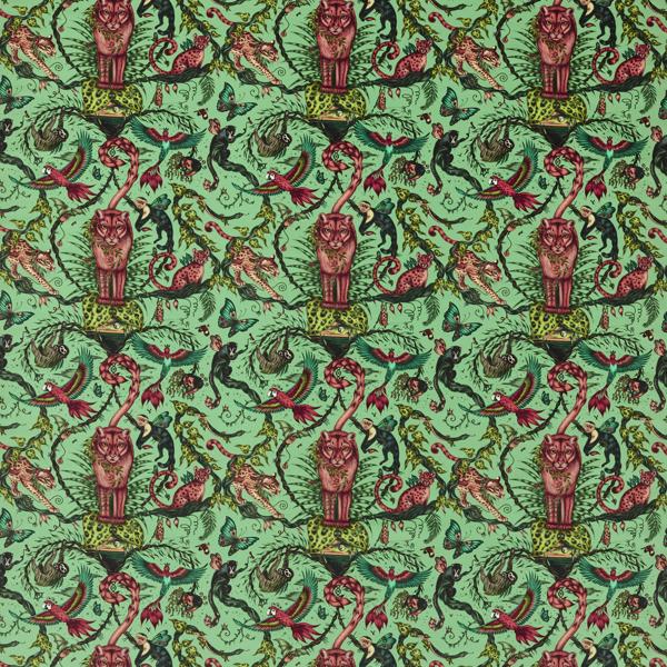 Sample - F1749/01.Cac.0 | Bosque Dreams Velvet, Mythica By Emma J Shipley For C&C - Clarke And Clarke Fabric