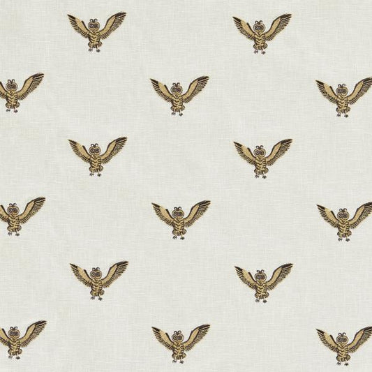 Purchase F1755/01.Cac.0 Owl Of Athena, Mythica By Emma J Shipley For C&C - Clarke And Clarke Fabric