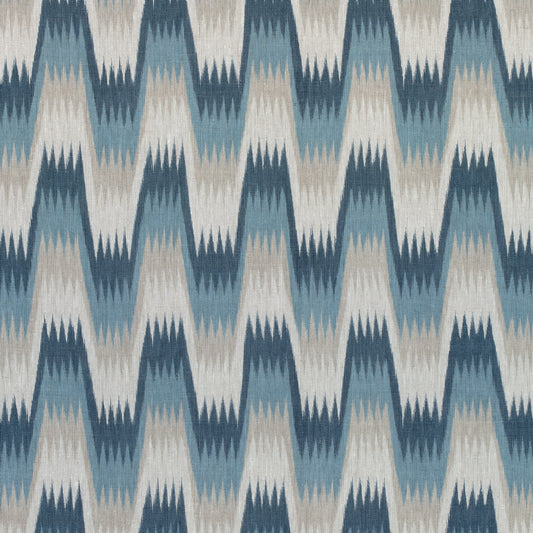 Buy samples of F910241 Stockholm Chevron Printed Colony Thibaut Fabrics