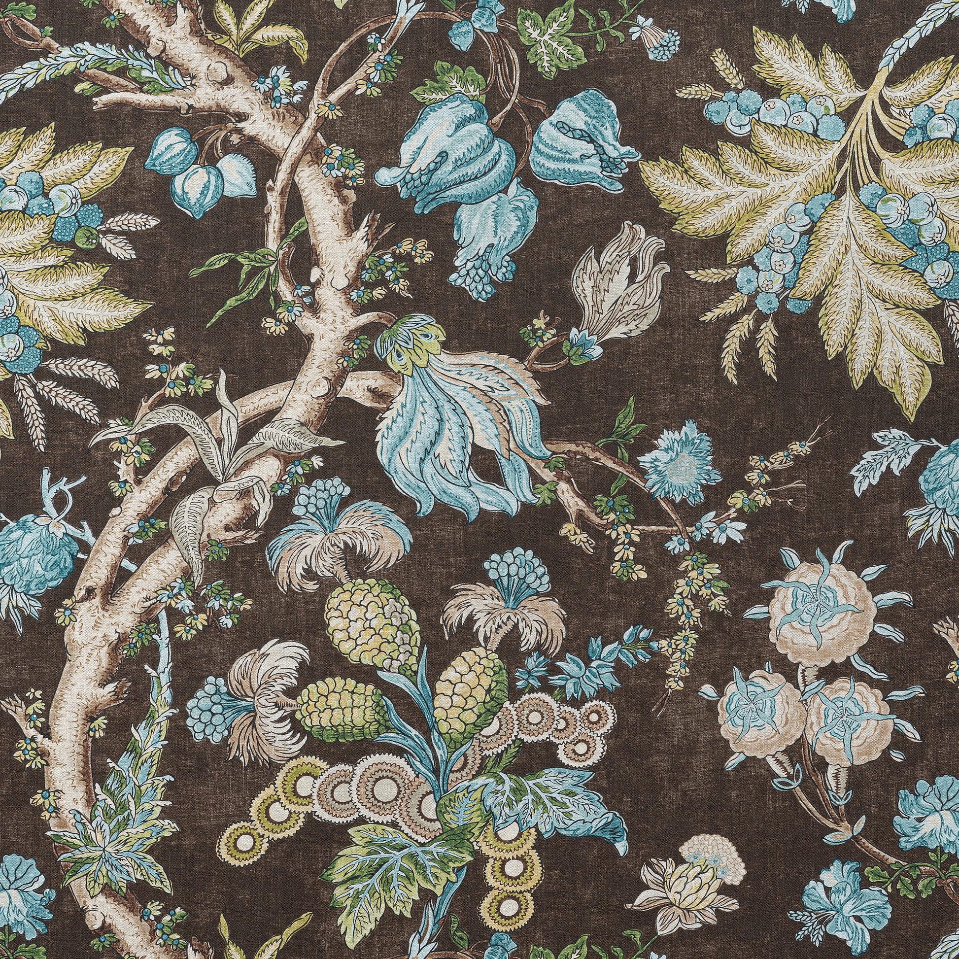 Buy samples of F910843 Chatelain Printed Heritage Thibaut Fabrics