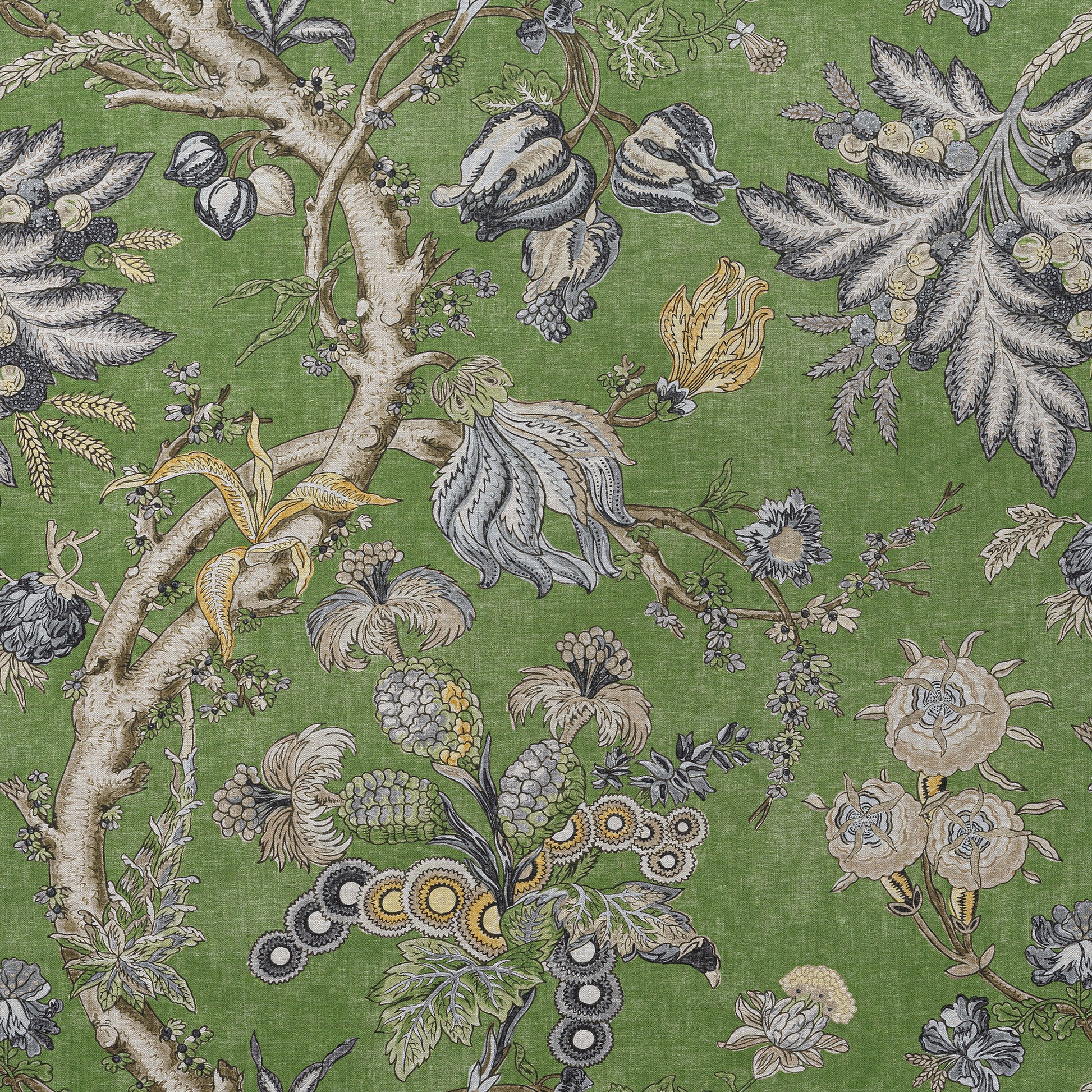 Buy samples of F910844 Chatelain Printed Heritage Thibaut Fabrics