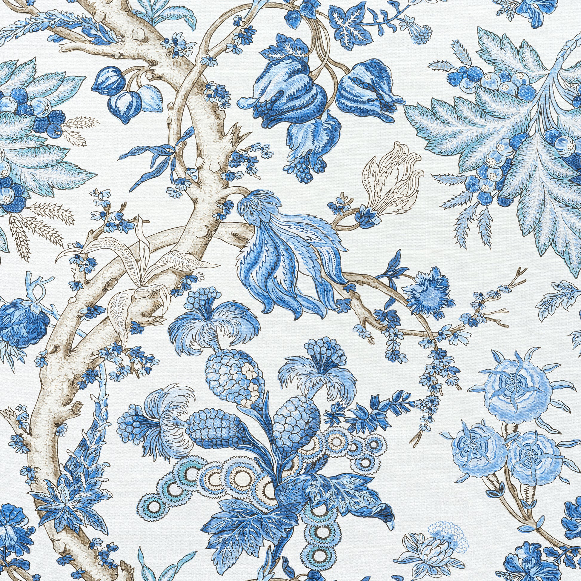 Buy samples of F910846 Chatelain Printed Heritage Thibaut Fabrics