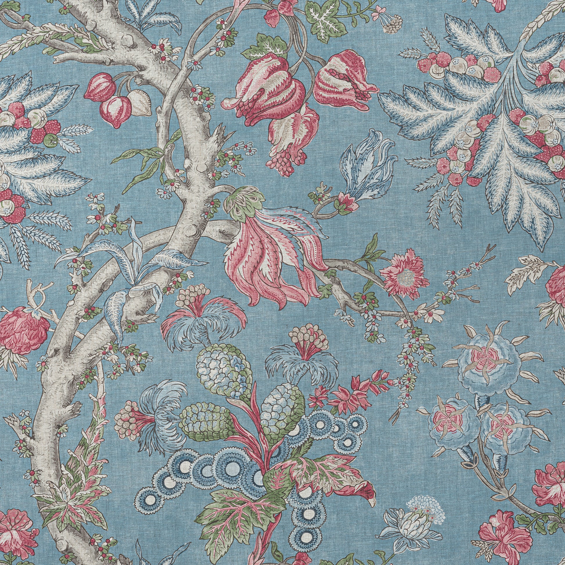 Buy samples of F910847 Chatelain Printed Heritage Thibaut Fabrics