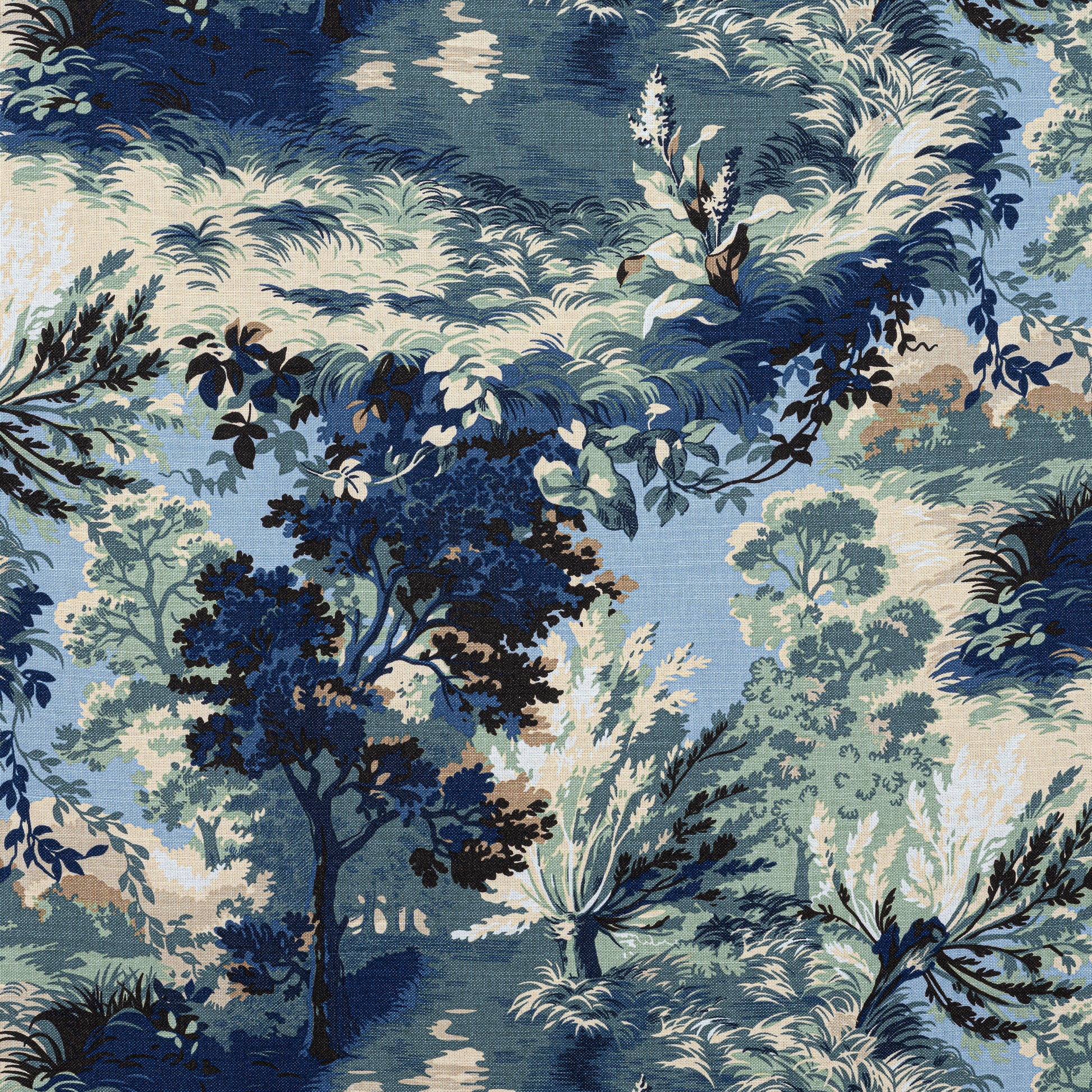 Buy samples of F910867 Lincoln Toile Printed Heritage Thibaut Fabrics