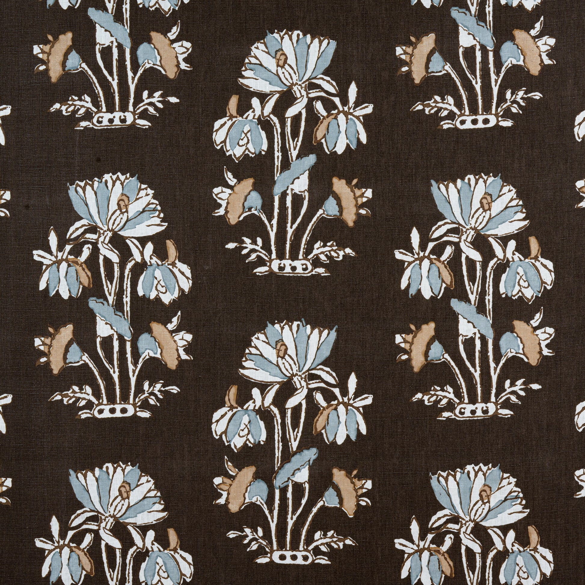 Buy samples of F913200 Lily Flower Printed Mesa Thibaut Fabrics