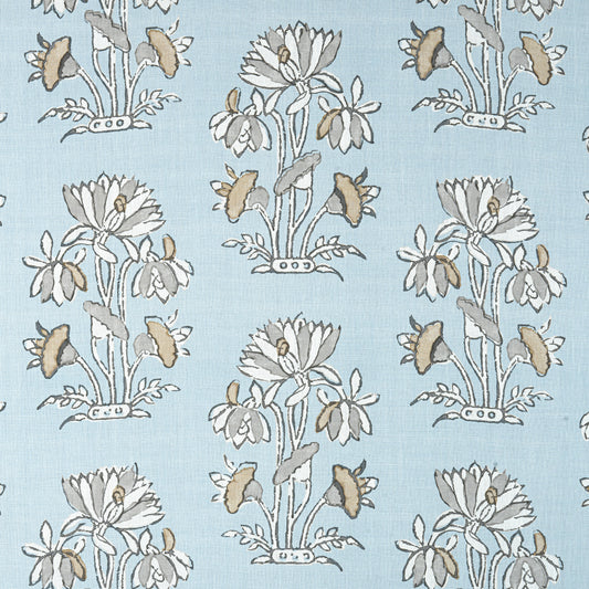 Buy samples of F913201 Lily Flower Printed Mesa Thibaut Fabrics