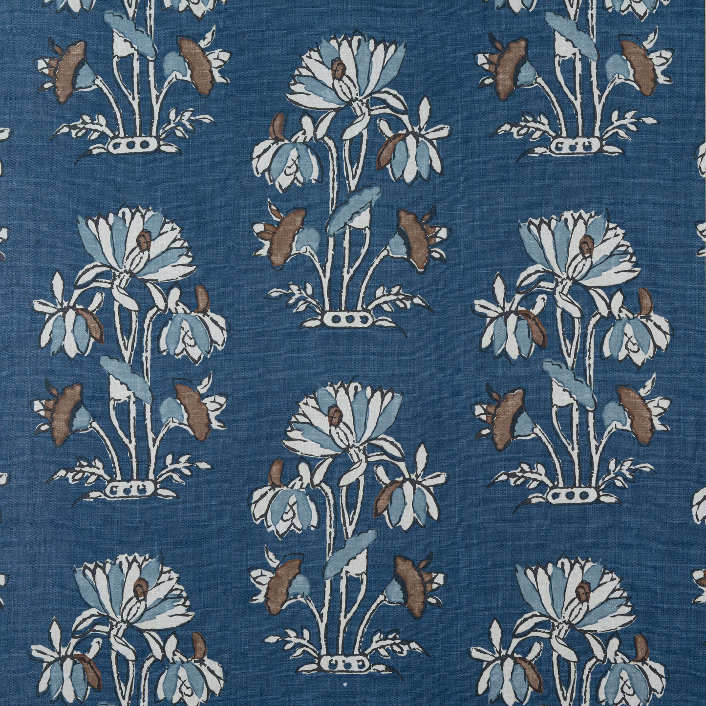 Buy samples of F913203 Lily Flower Printed Mesa Thibaut Fabrics