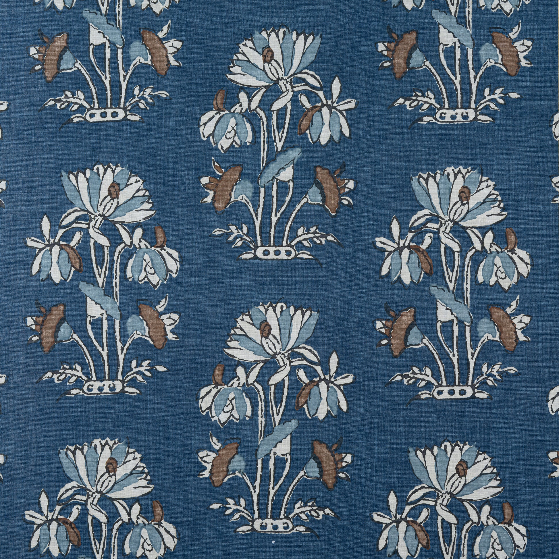 Buy samples of F913203 Lily Flower Printed Mesa Thibaut Fabrics