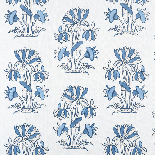 Buy samples of F913204 Lily Flower Printed Mesa Thibaut Fabrics
