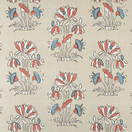 Buy samples of F913206 Lily Flower Printed Mesa Thibaut Fabrics