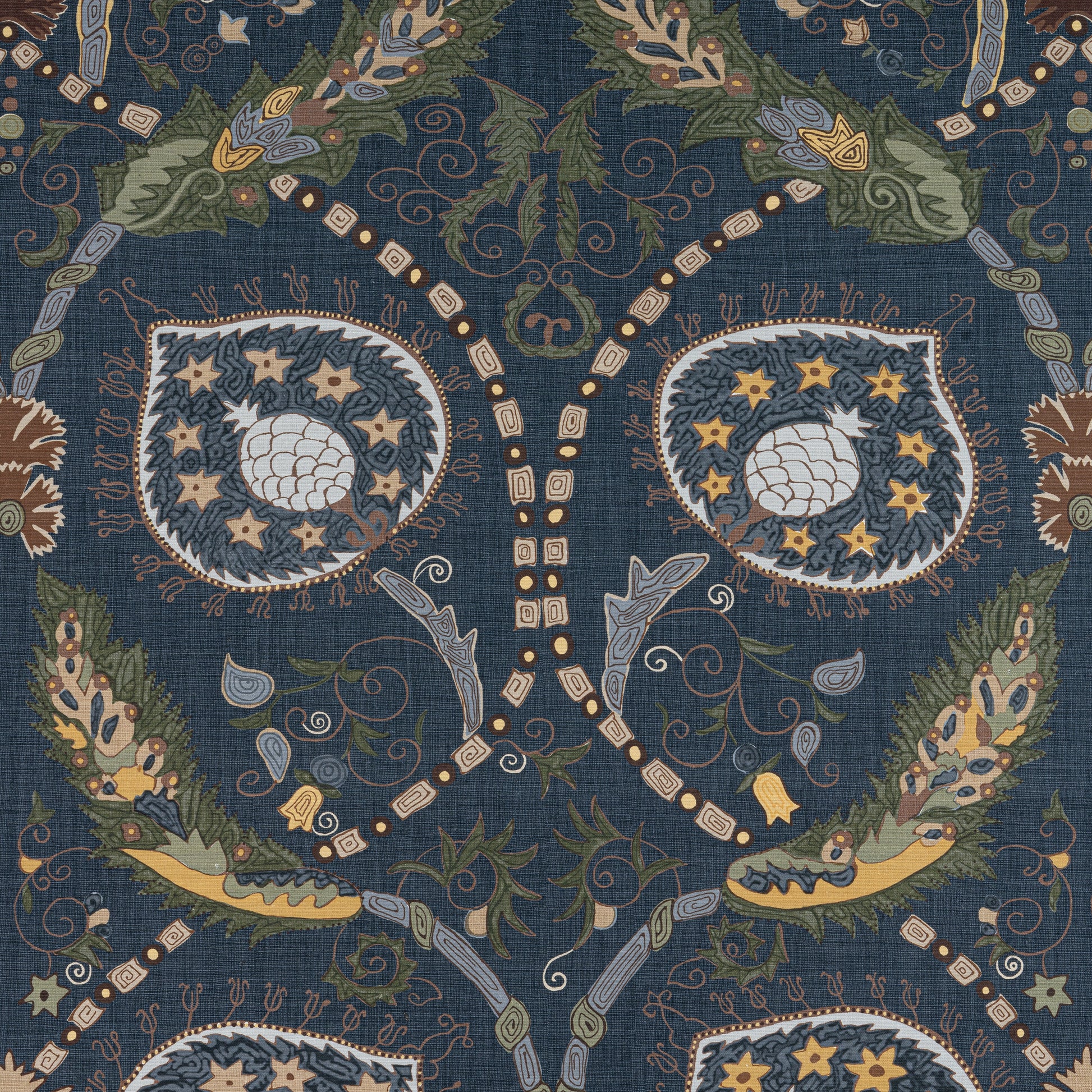 Buy samples of F913216 Lewis Printed Mesa Thibaut Fabrics