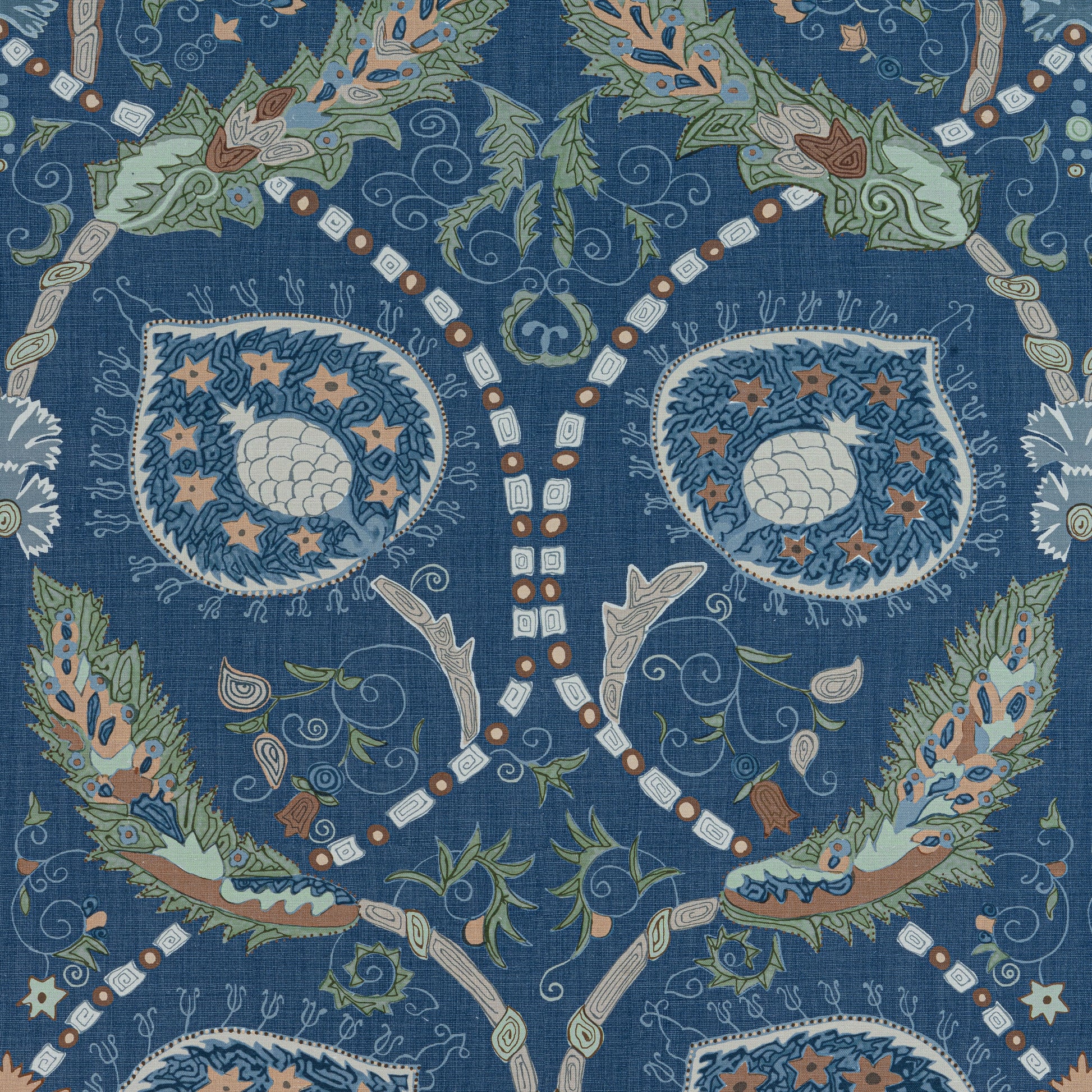 Buy samples of F913217 Lewis Printed Mesa Thibaut Fabrics