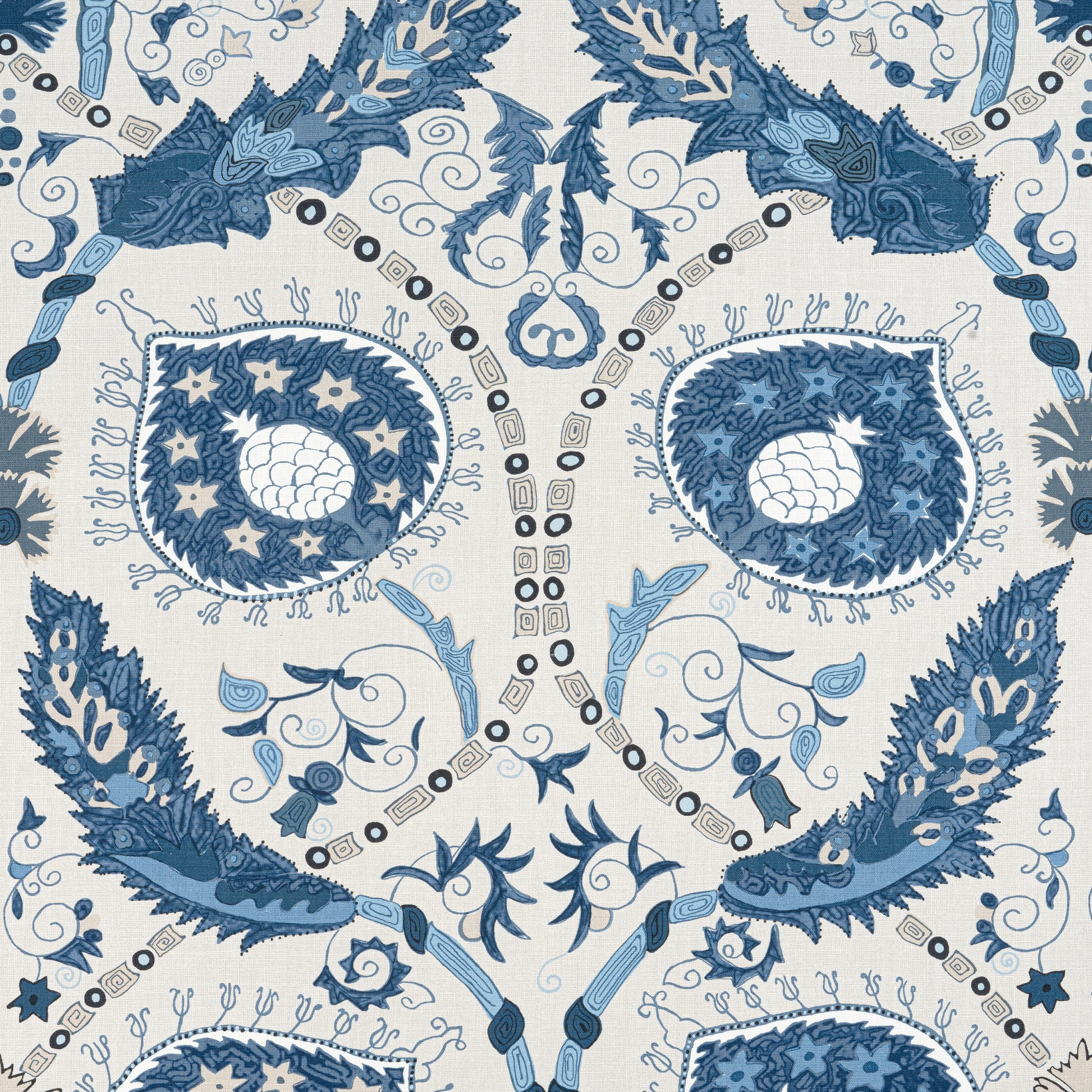 Buy samples of F913218 Lewis Printed Mesa Thibaut Fabrics