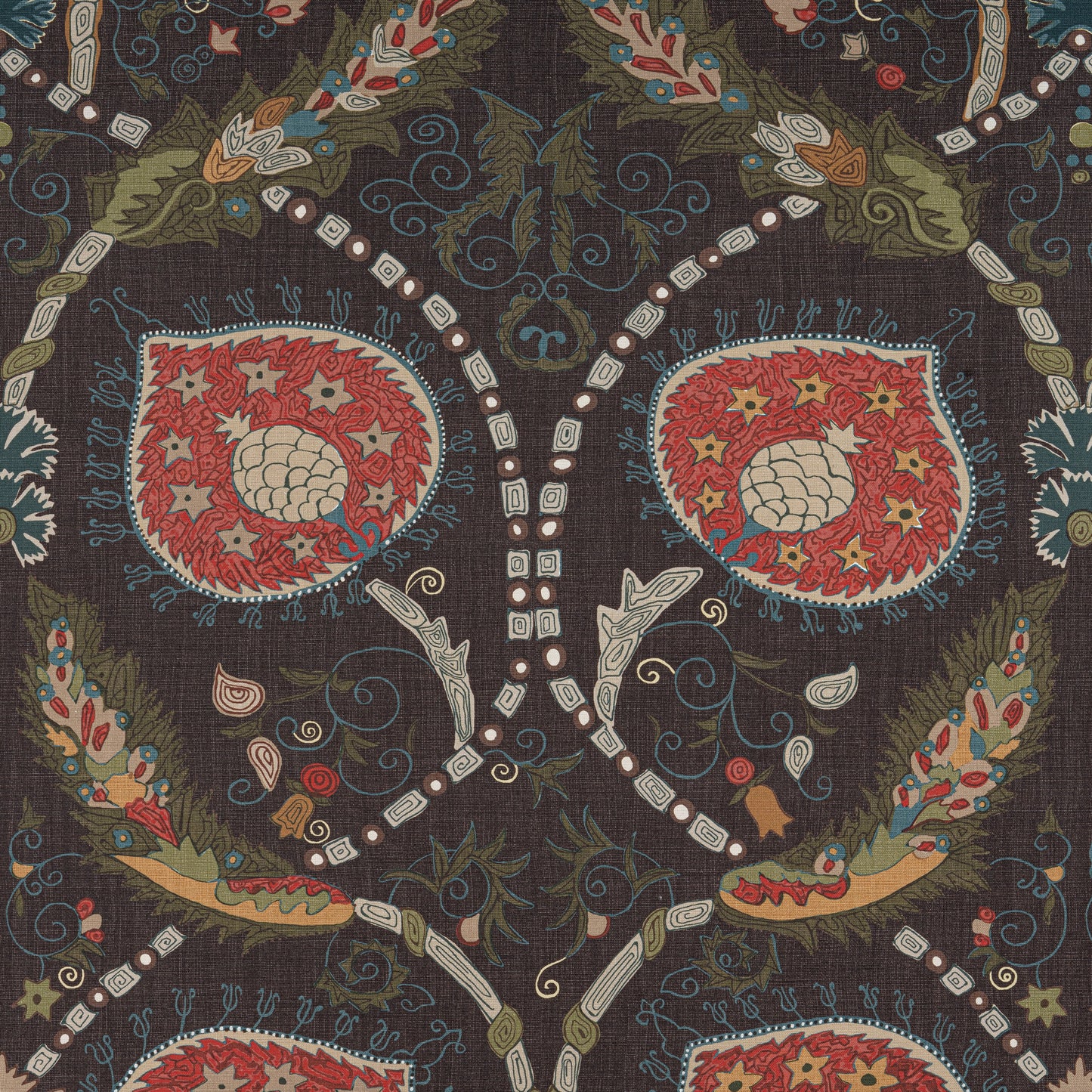 Buy samples of F913220 Lewis Printed Mesa Thibaut Fabrics
