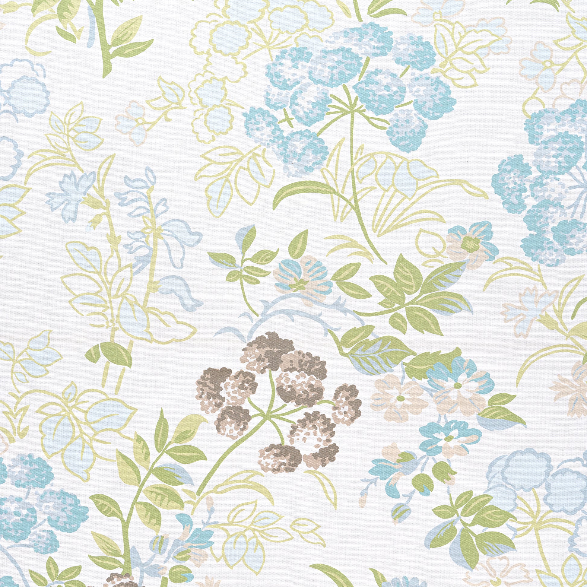 Buy samples of F914339 Spring Garden Printed Canopy Thibaut Fabrics