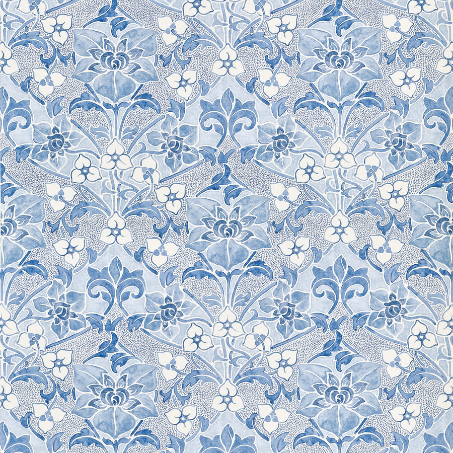 Find Thibaut Fabric Pattern F914602 pattern name Woodford color name Blue.