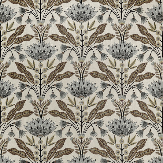 Shop Thibaut Fabric Item# F914607 pattern name Lotus color name Natural.