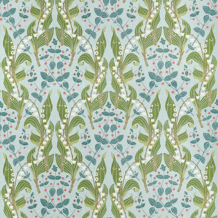 Order Thibaut Fabric Pattern F914618 pattern name Harbor Springs color name Spa Blue.