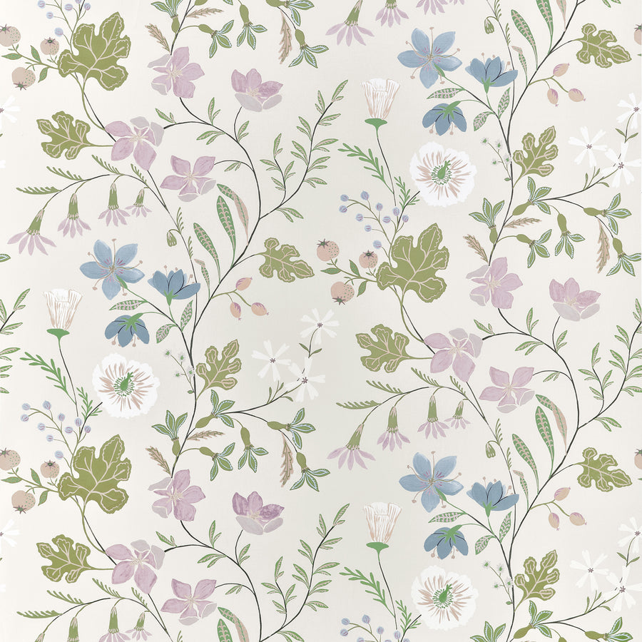 Shop Thibaut Fabric Pattern# F914623 pattern name Bloom color name Lilac.