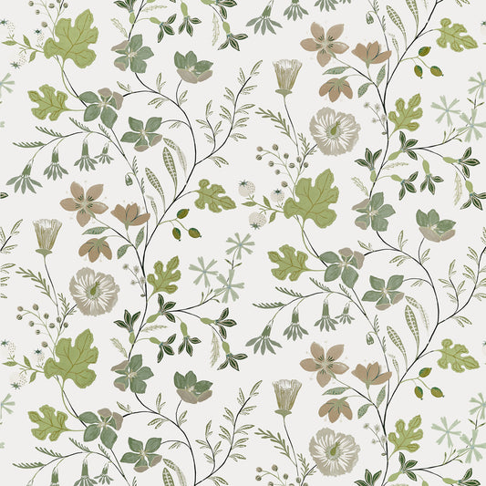 Search Thibaut Fabric Product F914625 pattern name Bloom color name Sage.