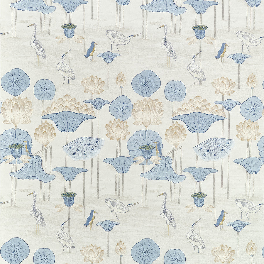 Search Thibaut Fabric SKU F914636 pattern name Malea color name Blue and Beige.