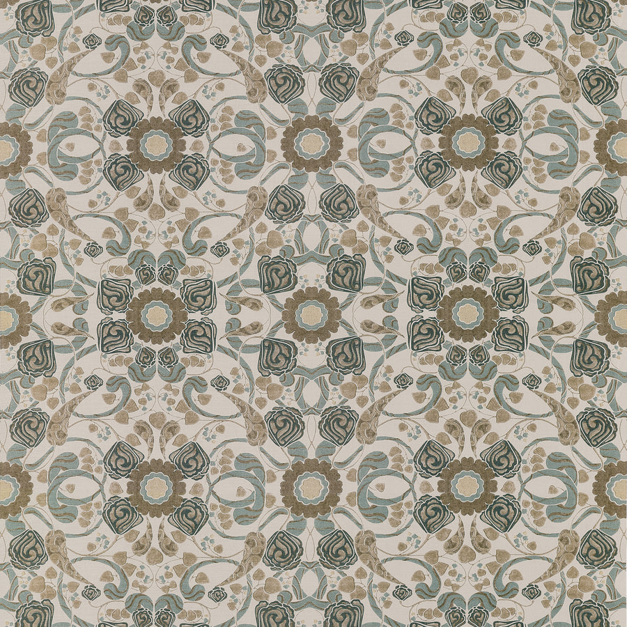 Order Thibaut Fabric SKU# F914647 pattern name Margaux color name Brown.