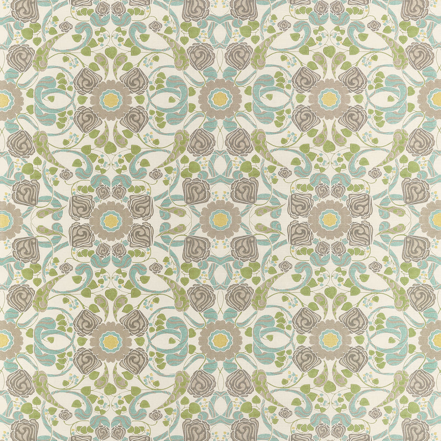 Order Thibaut Fabric Pattern F914648 pattern name Margaux color name Beige and Yellow.