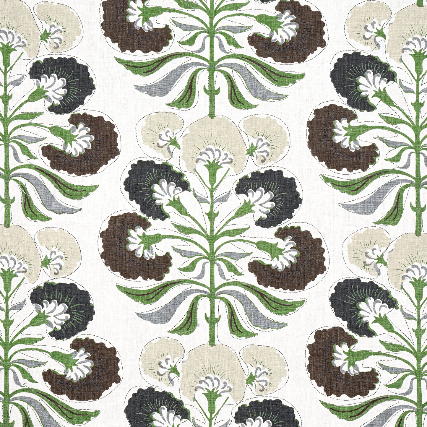 Purchase Thibaut Fabric Item F916214 pattern name Tybee Tree color Black and Green