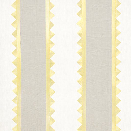Purchase Thibaut Fabric SKU# F916230 pattern name Kismet Stripe color Yellow