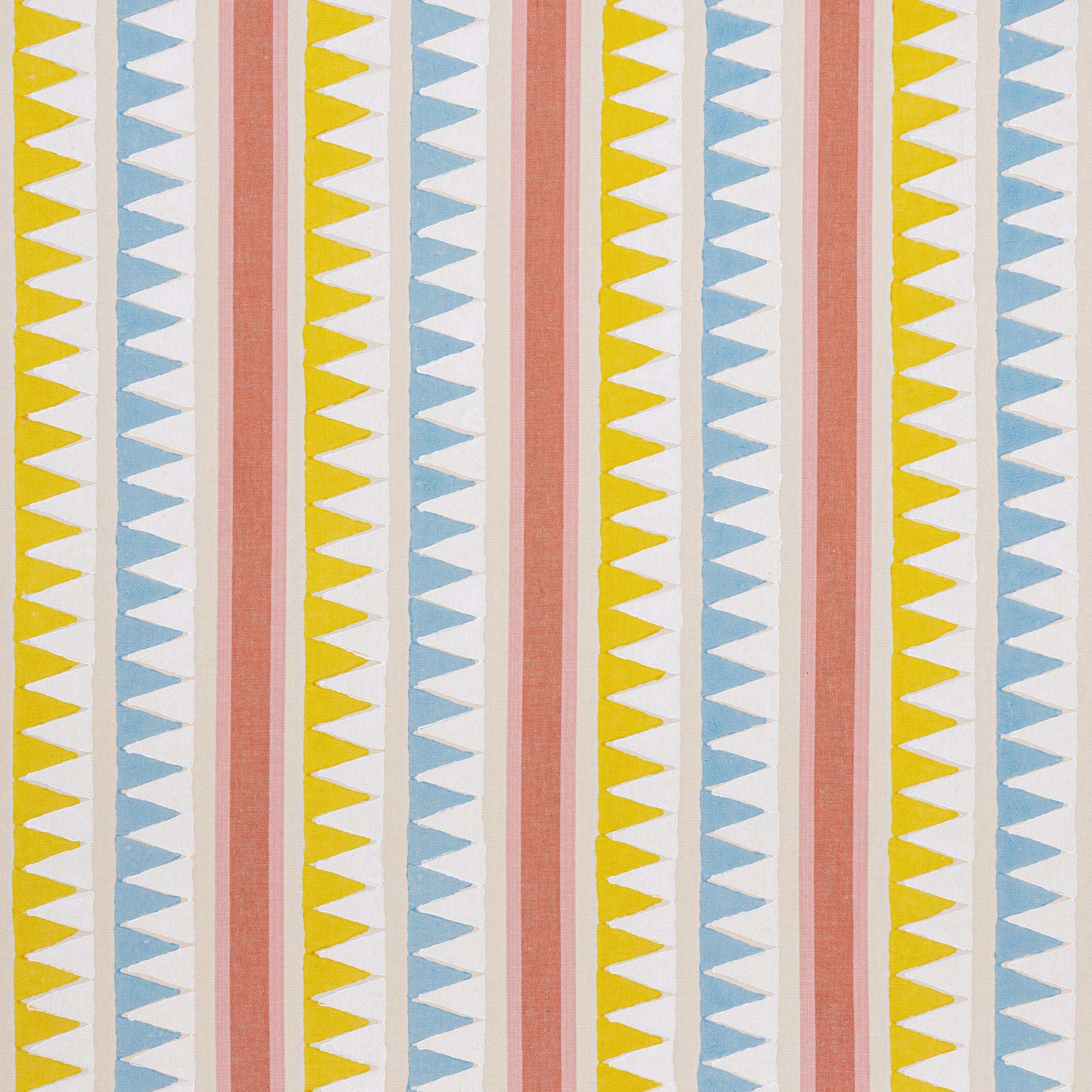 Purchase Thibaut Fabric Item F916234 pattern name Lomita Stripe color Coral and Yellow