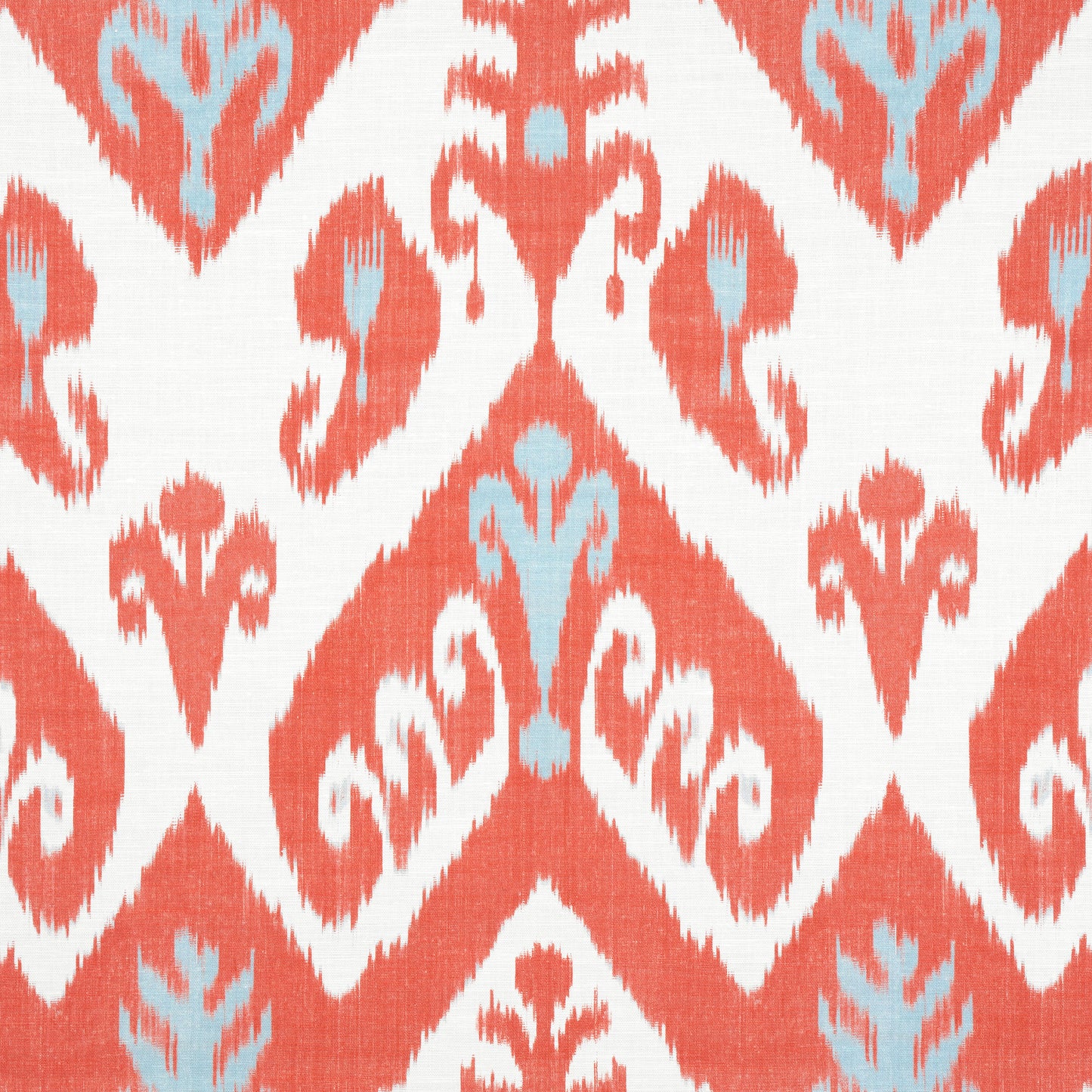 Purchase Thibaut Fabric Item F916247 pattern name Indies Ikat color Coral