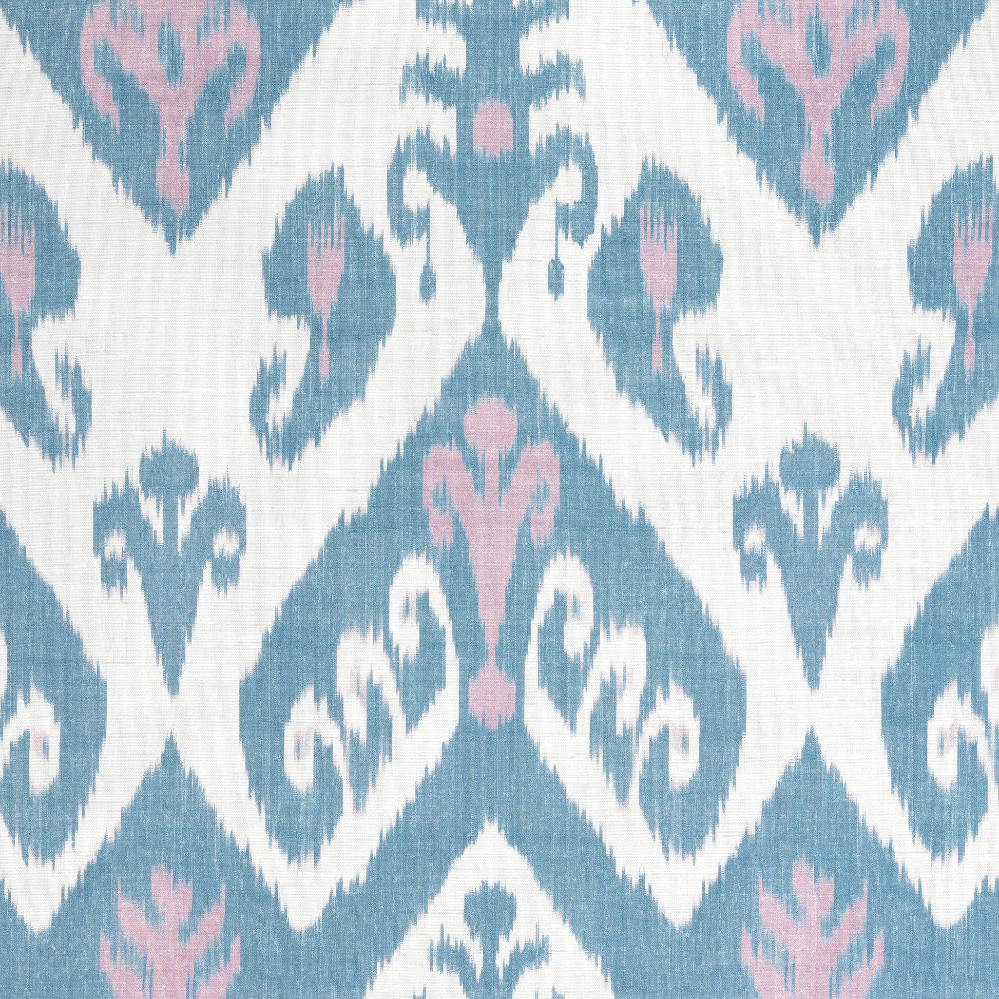 Purchase Thibaut Fabric SKU F916249 pattern name Indies Ikat color Lavender and French Blue