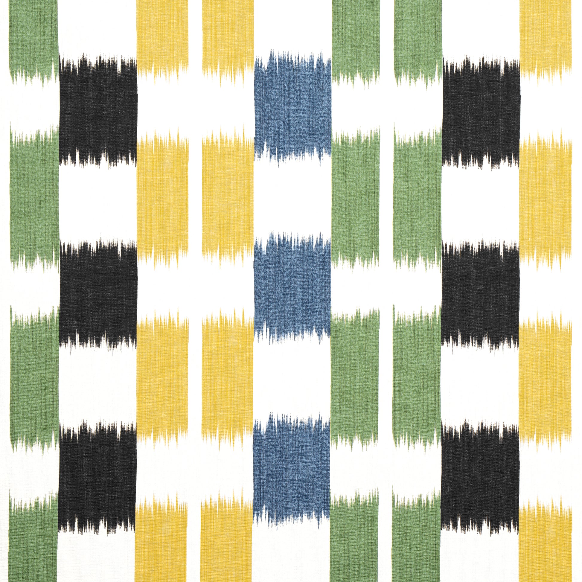 Purchase Thibaut Fabric Pattern number F920837 pattern name Kasuri color Black and Green