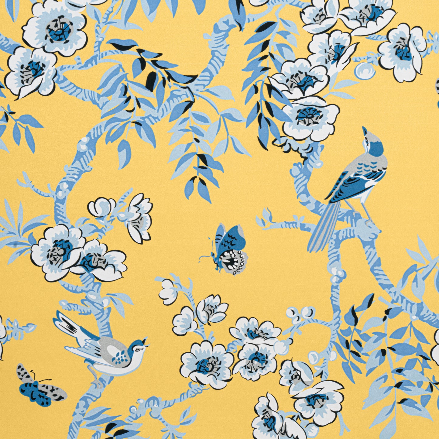 Purchase Thibaut Fabric Product F920840 pattern name Yukio color Yellow