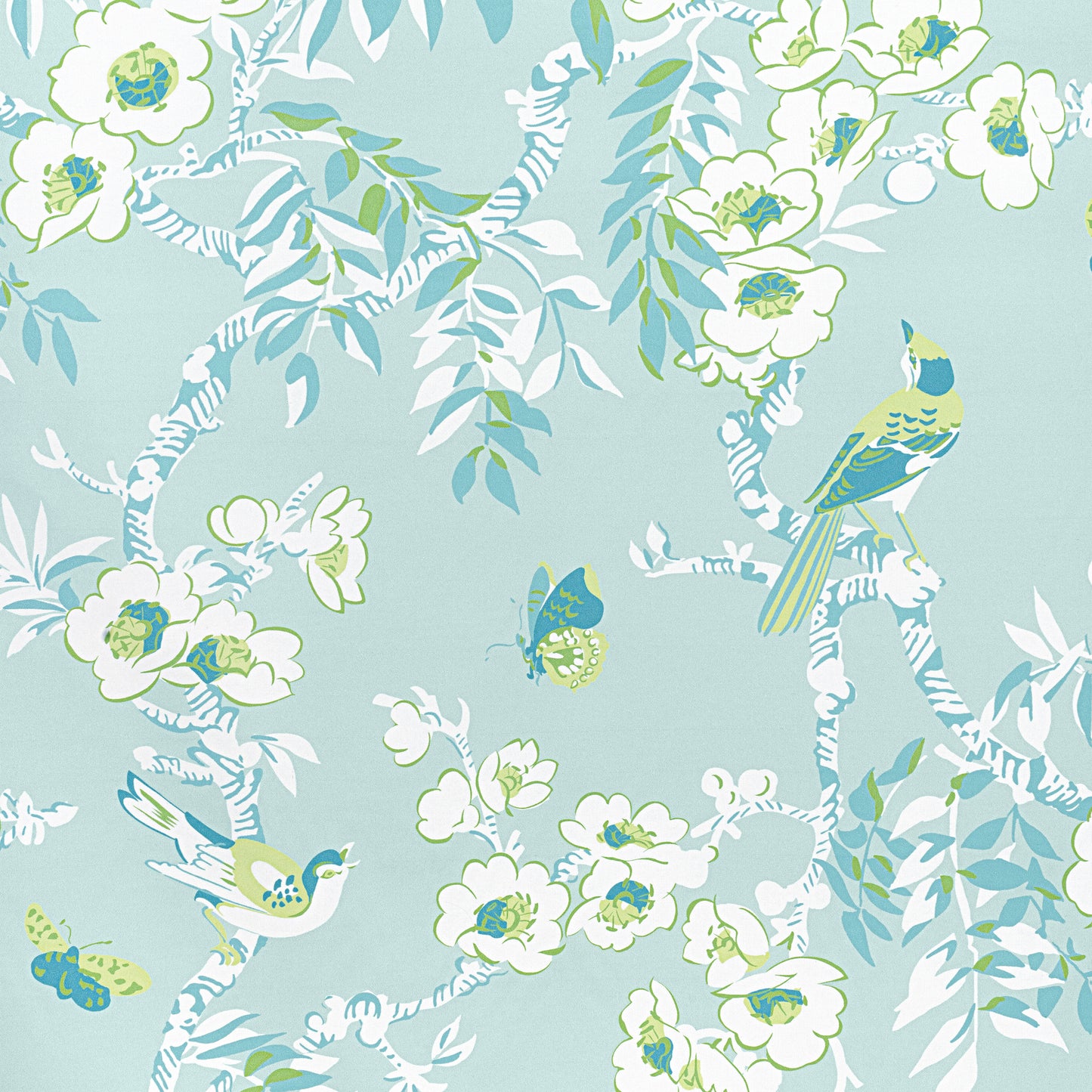 Purchase Thibaut Fabric Item F920843 pattern name Yukio color Spa Blue