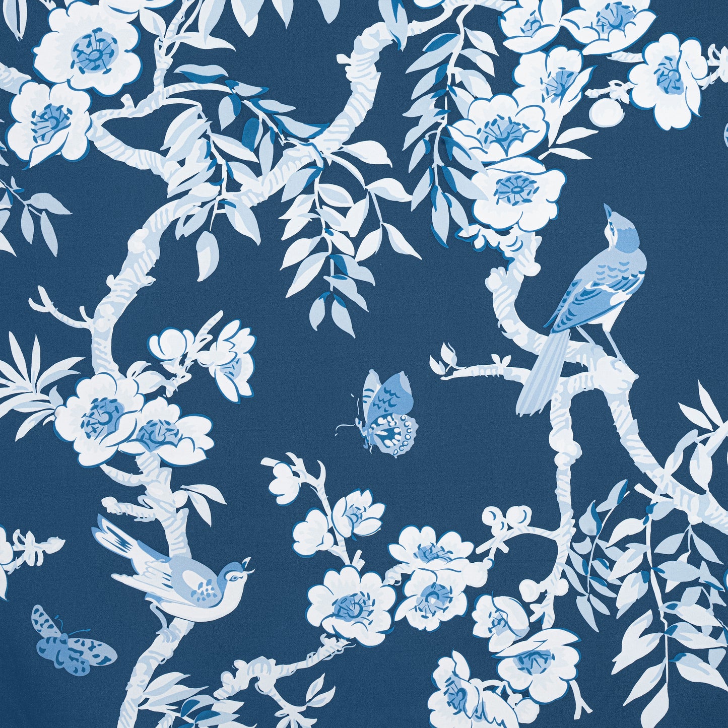 Purchase Thibaut Fabric Pattern F920844 pattern name Yukio color Navy and White